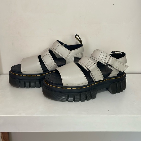 Dr. Martens White Platform Sandals - Picture 3 of 6